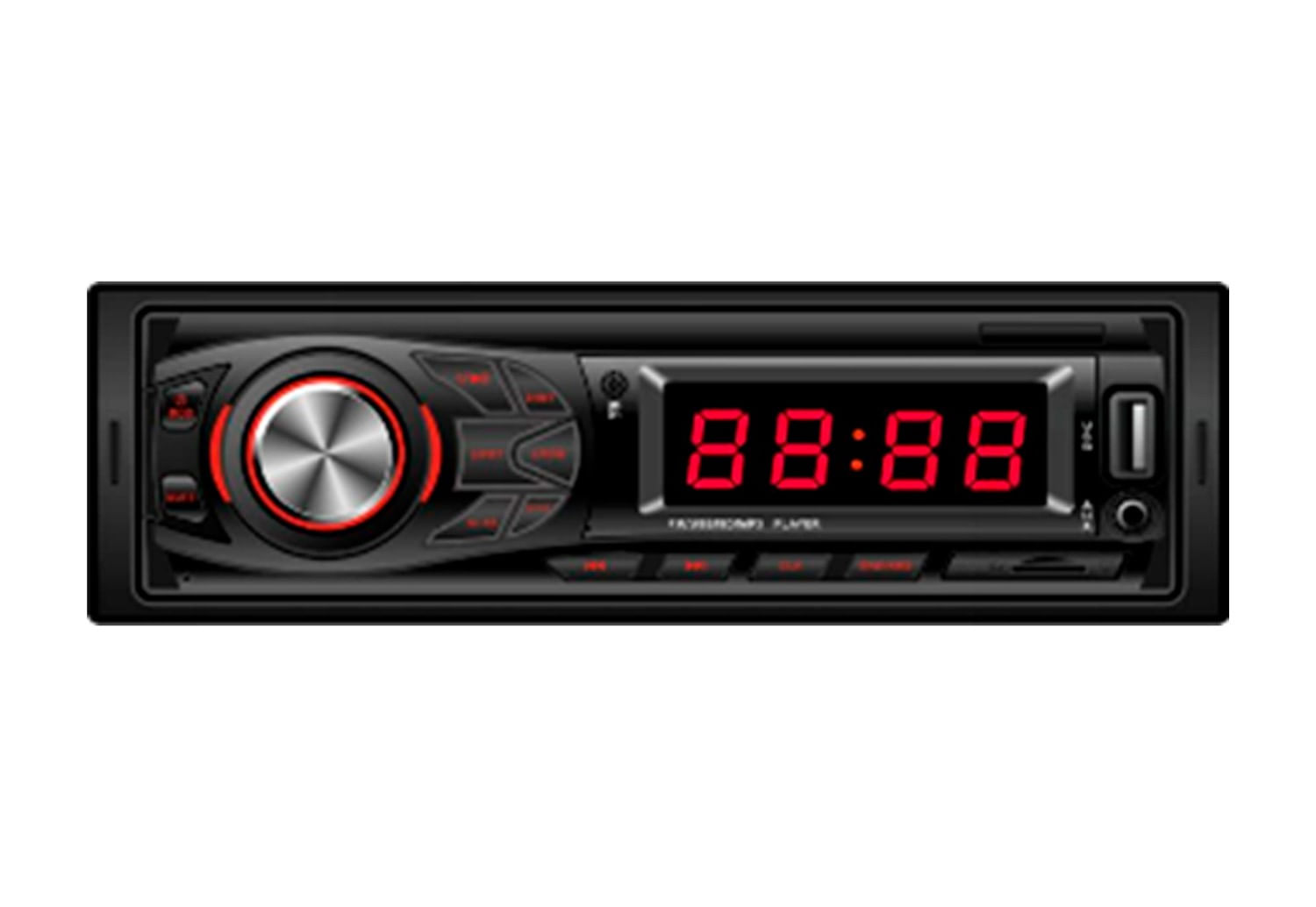 Radio para carro, mp3, fm, mp3, usb, micro sd, Bluetooth - Novicompu