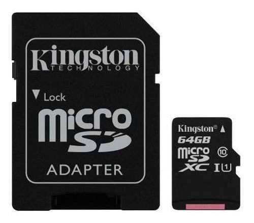 Tarjeta De Memoria Micro Sd 64 Gb Kingston Class 10