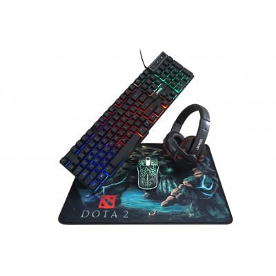 Teclado y Mouse Gamer Economico, RGB, Full Size, Jedel