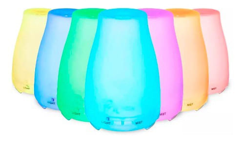 HUMIDIFICADOR DIFUSOR DE AROMAS 7 COLORES 150 ML