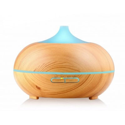 Humidificador de puros, grano de madera pulido, gran capacidad