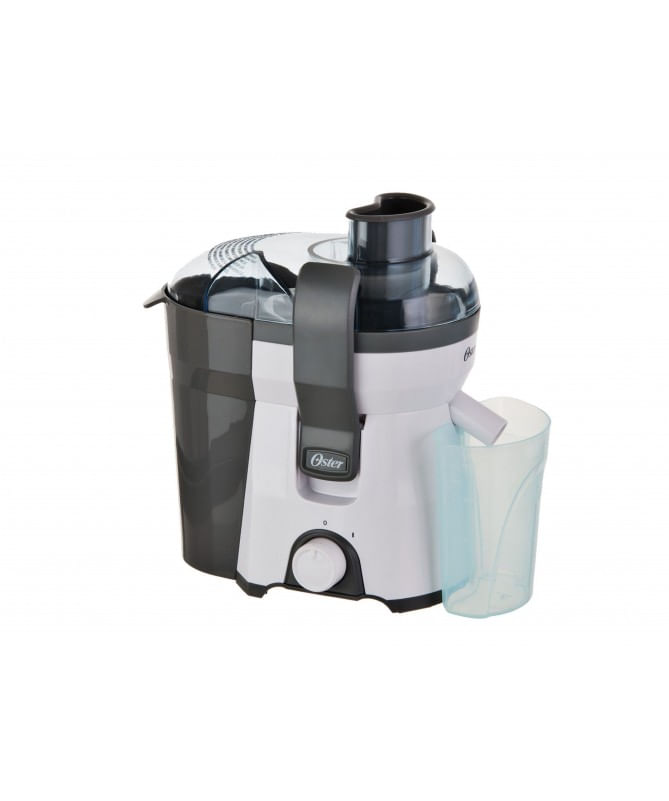  Oster 3157 Extractor de jugo de una sola velocidad de 400 W,  color blanco/gris : Hogar y Cocina