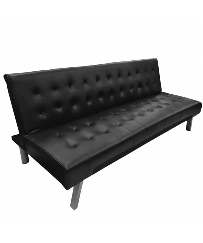 Pata Metálica Negra 10cm X2und Para Muebles,sofas,camas