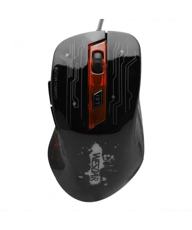 WESDAR-MOUSE-GAMER-X4-ULTRAMODERNO-BLACK
