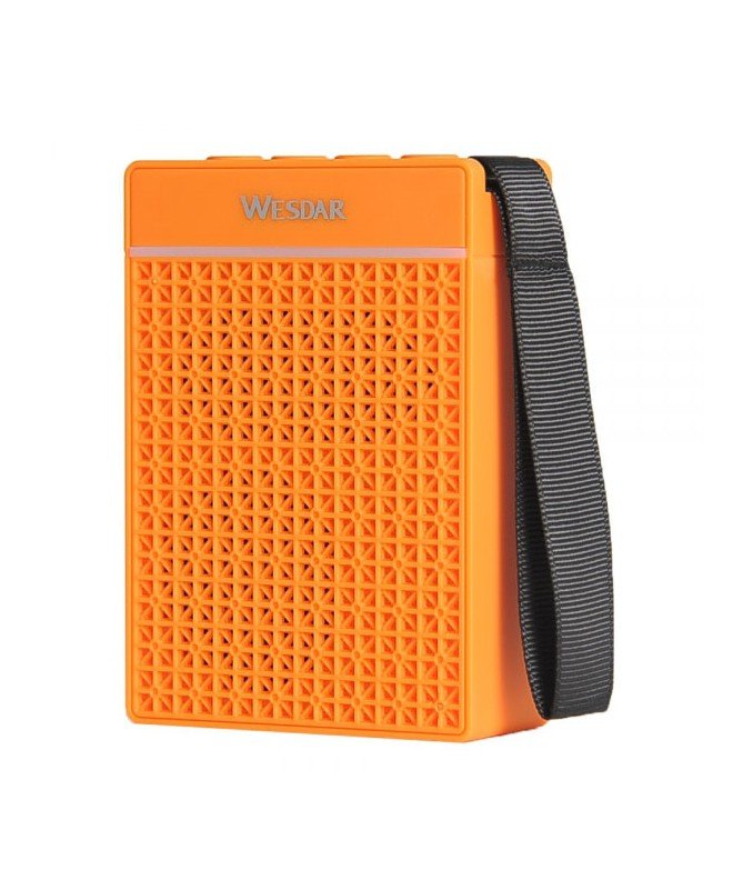 PARLANTE-BLUETOOTH-WESDAR-K35-PORTATIL-POTENTE-ORANGE