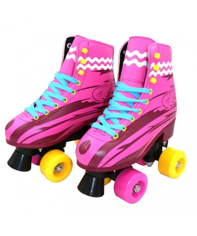 Patines Gadnic Simil Soy Luna Para Niñas 4 Ruedas Frenos PU Transportables