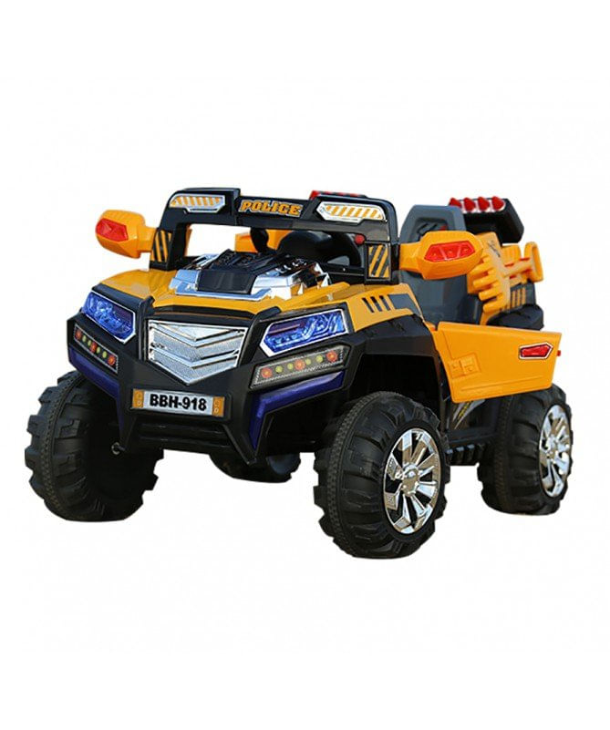 Carro Tipo JEEP a bateria y control remoto 4x4 para 2 ninos