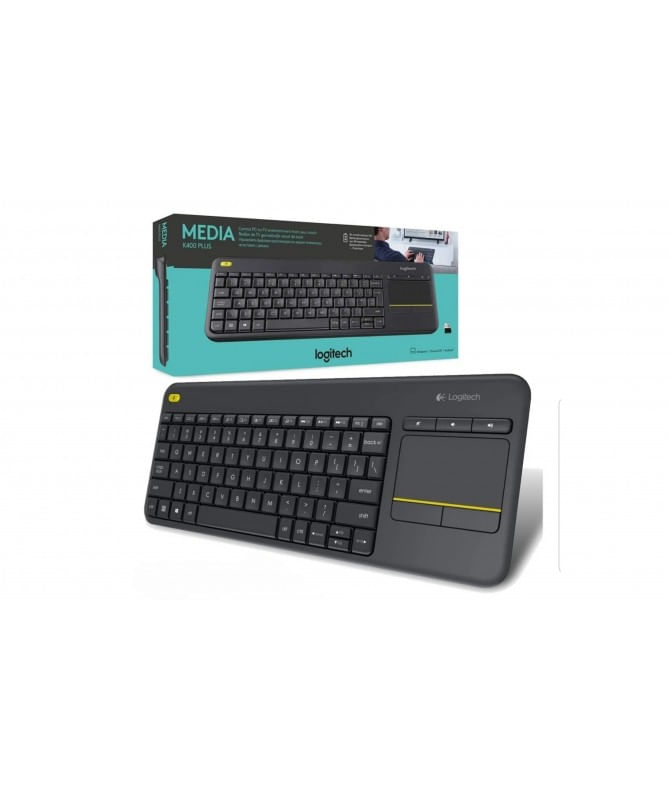 TECLADO LOGITECH K400 PLUS CON TOUCHPAD, INALAMBRICO