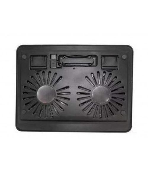 Ventilador cooler doble cooling pad con luz