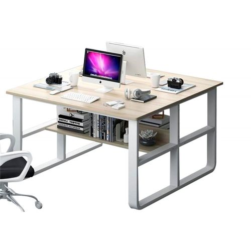 Doble escritorio modular para oficina
