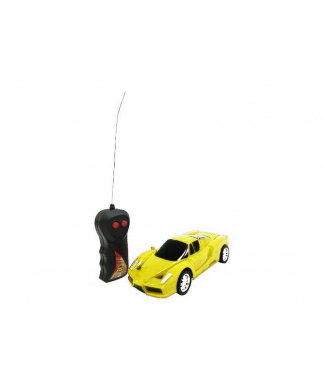 Carro a remoto, juguete de carrera amarillo - Novicompu