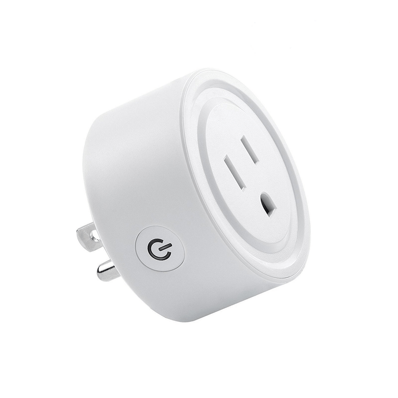 Comprar Mini enchufe inalámbrico programable del regulador de temperatura  del enchufe del termóstato de Wifi elegante programable 15A