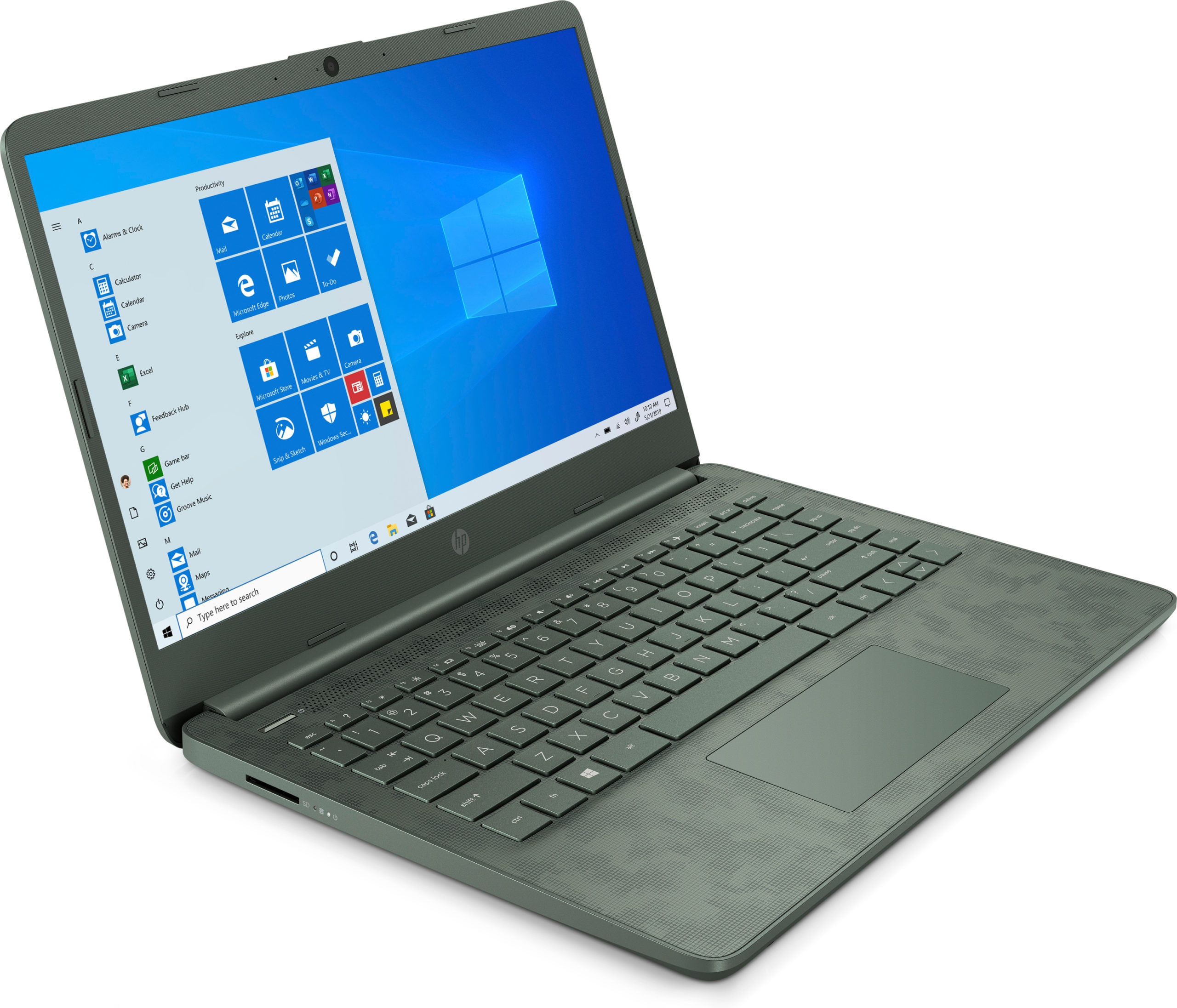 Laptop Hp Core I5 10ma 256gb 8gb Bt W10 Webcam Novicompu 9562