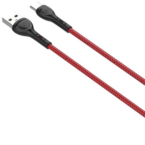 Cable Ldnio LS482, 2.4 A, 7 color led, 2metros, TIPO C