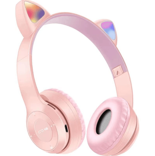 Auriculares inalámbricos orejas de gato