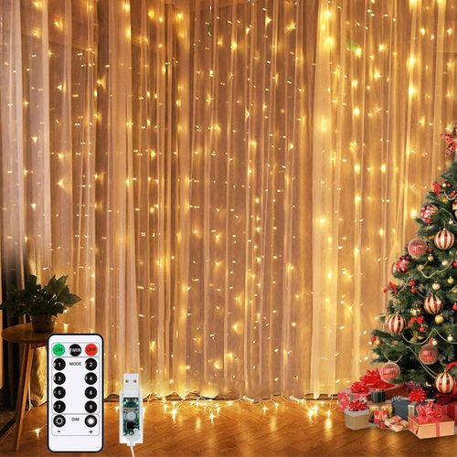 Cortina de luces LED 3x2 metros