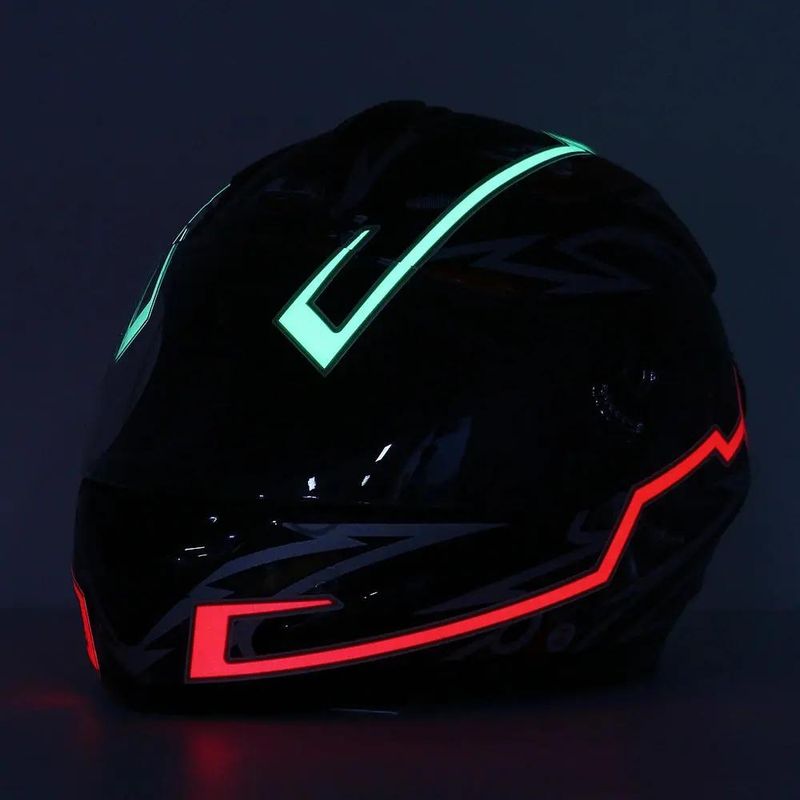 de led para casco de moto