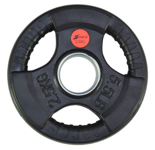 Disco para barra importada, negra 2.5KG