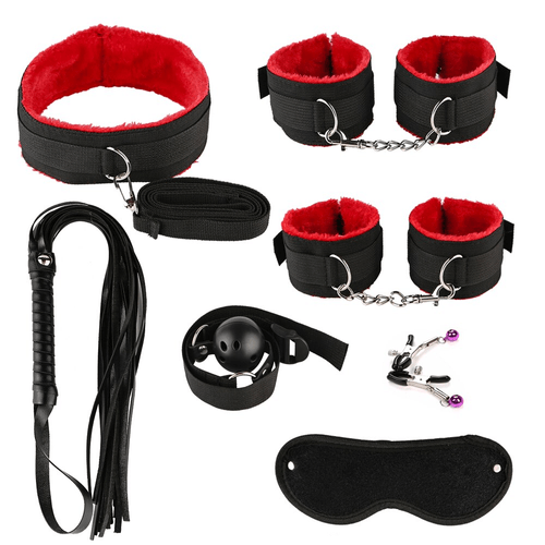 Kit fetiche negro-rojo