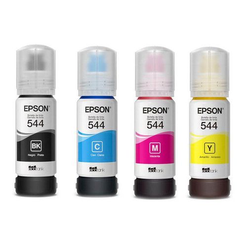 PACK DE TINTAS EPSON T544 BLACK, CYAN, MAGENTA, YELLOW
