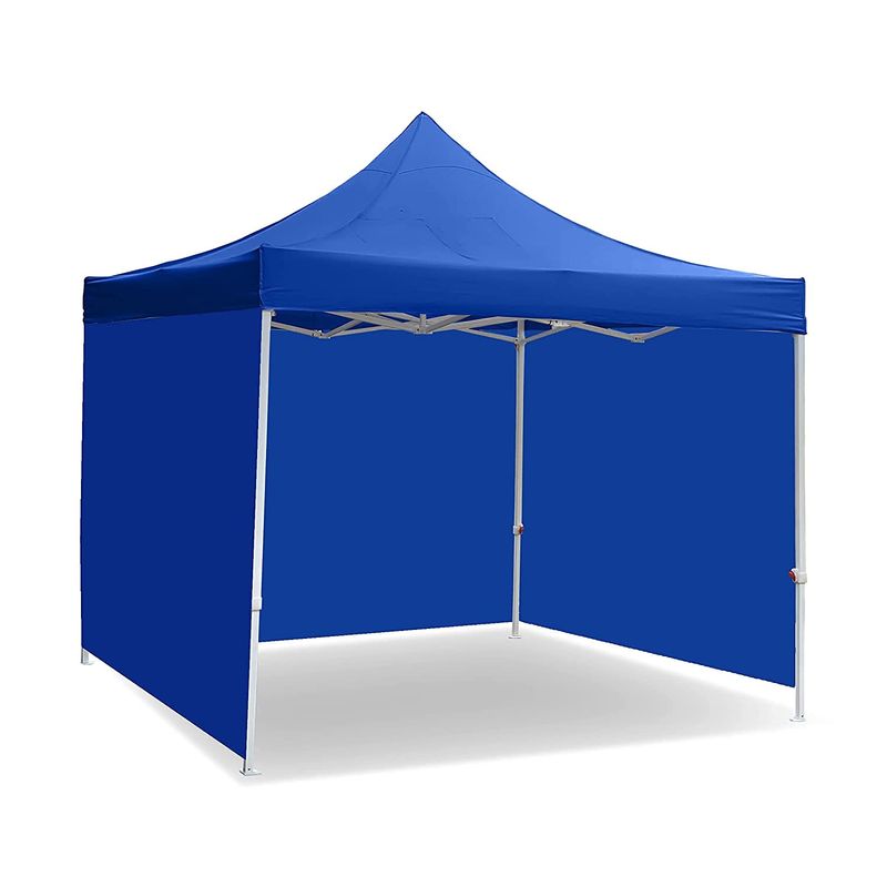 VXL Carpa Plegable Profesional Con 4 Paredes Acero Azul 3X6 M — Bañoidea