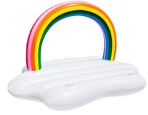 INFLADOR EN FORMA DE ARCOIRIS