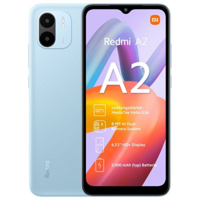 Celular Xiaomi Redmi A2 2GB Ram 32GB Almacenamiento –