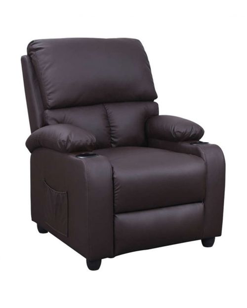 Sillon Sofá reclinable Santos de cuero, elegante