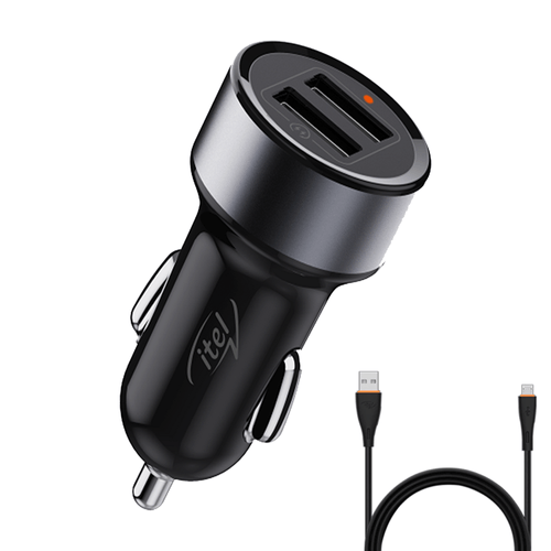 Cargador Itel ICC-101 2USB 2.4A para vehículo