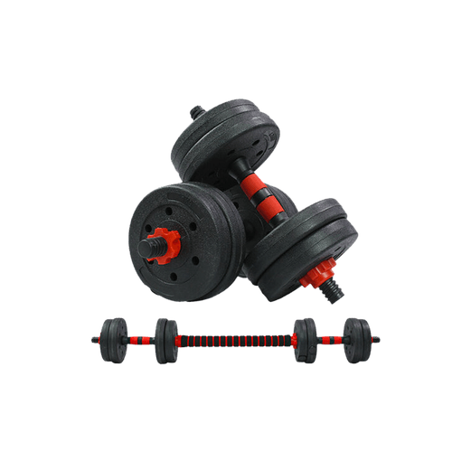 Juego de mancuernas 30kg con Barra Ajustable 2 en 1