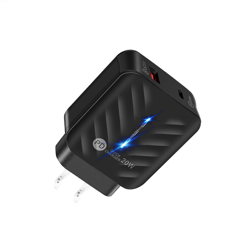 Cargador PD03 20W + QC 18W Carga rápida