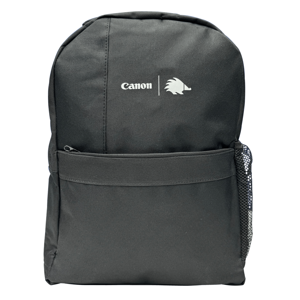 Mochila Canon Hedgehog Brand Negra Importadora Novoa