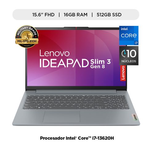 Laptop Lenovo Intel® Core™ i7-13620H 16Gb 512Gb 15.6" FHD FreeDOS