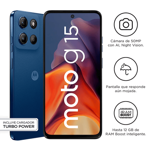 Celular Motorola G15 (4+8Gb + 512Gb)