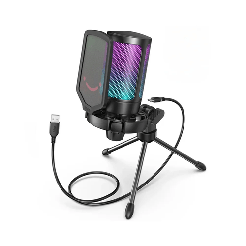 Micrófono USB RGB para streaming