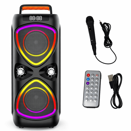 Parlante DUO RGB Karaoke ABS4219