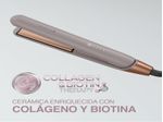 PLANCHA DE CABELLO REMINGTON PLACAS DE CERAMICA 5 AJUSTES 230 GRD COLAGENO Y BIOTINA