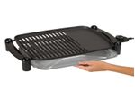 PARRILLA ELECTRICA BLACK DECKER 1500W SUPERFICIE PARA ASAR Y COCINAR A LA PLANCHA 5 NIVELES NEGRO