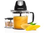 LICUADORA TODO EN 1 CHEFMAN 400W DOS VASOS CUCHILLAS CUADRUPLES CON TAPA NEGRO