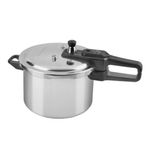 OLLA DE PRESION BLACK DECKER 5.5LTS-ALUMINIO-VALVULA DE SEGURIDAD Y REGULACION DE PRESION PLATEADO