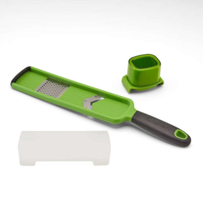 CORTADOR Y RALLADOR DE AJO CUISINART 2 EN 1 ACERO INOX.