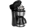 CAFETERA BLACK DECKER-4 EN 1 - 5 TAZAS CON ENVASE DE ACERO INOX.-FILTRO PERMANENTE-BOTON ENCENDIDO Y APAGADO-NEGRA. INCLUYE VASO.