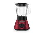 LICUADORA TRICUADORA BLACK DECKER 800W JARRA DE VIDRIO 1.5 LTS 2 VELOCIDADES+PULSO ACERO INOX. ROJA