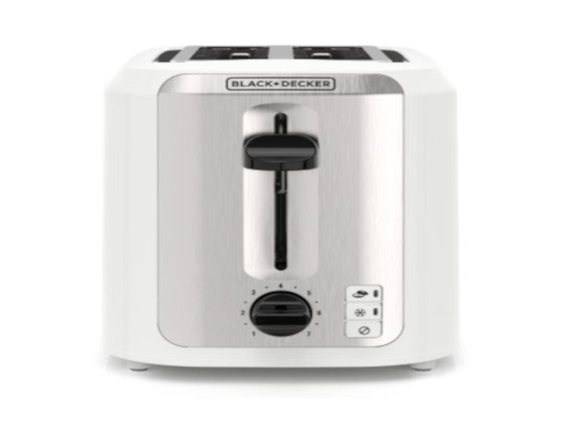 TOSTADORA BLACK DECKER 2 REBANADAS 750W 7 NIVELES BLANCA