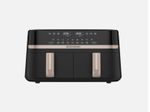 FREIDORA DE AIRE BLACK DECKER DUAL- 9LTS - 2 CESTAS- FUNCIONES  PREPROGRAMADAS PANTALLA TACTIL NEGRO