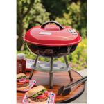 PARRILLA DE CARBON CUISINART 14 PULG. PORTATIL SIST. VENTILACION DUAL ROJA-NEGRA