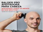 AFEITADORA RECARGABLE REMINGTON BALDER PRO 5 CABEZAS ROTATIVA INALAMBRICA 50MIN PARA CABEZA NEGRA