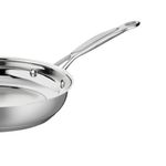 SARTEN CUISINART 20CMS ACERO INOX MANGO REMACHADO INDUCCION