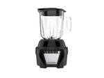 LICUADORA BLACK DECKER ICE CRUSH 8 VEL. 700W JARRA VIDRIO 1.25LTS 2 VASOS MINI 200ML NEGRA