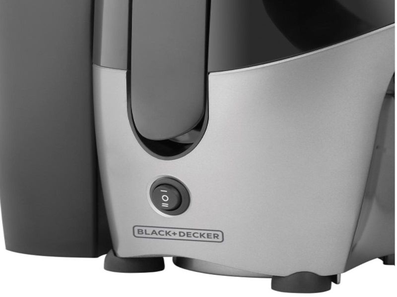 EXTRACTOR DE JUGOS BLACK DECKER 500W 2 VEL. RECIPIENTE CON JARRA NEGRO-PLATEADO